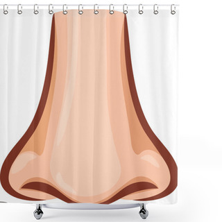 Personality  Long Nose Shower Curtains