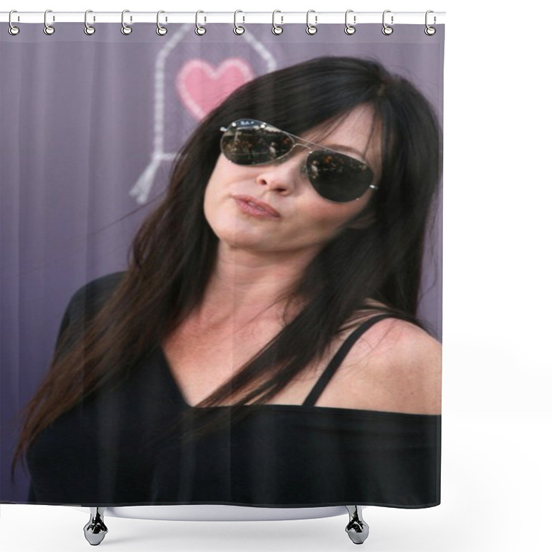 Personality  Shannen Doherty shower curtains