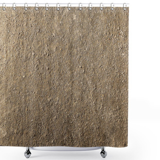 Personality  Brown Soil Floor, Surface Background Floor Shower Curtains