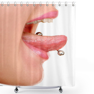 Personality  Piercing Shower Curtains