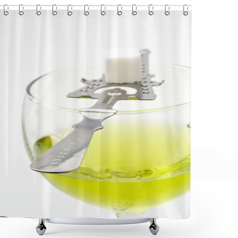 Personality  Absinthe Shower Curtains