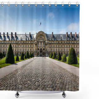 Personality  Les Invalides War History Museum In Paris, France Shower Curtains