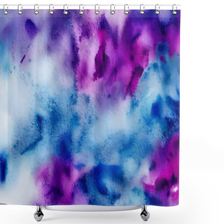 Personality  Abstract Colorful Watercolor Pattern Background Shower Curtains