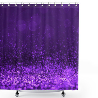 Personality  Abstract Pruple Glitter Perspective To Blank Background,Studio S Shower Curtains