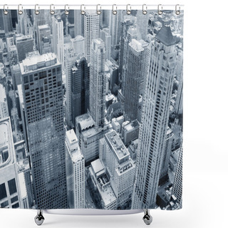 Personality  Chicago Downtown Shower Curtains