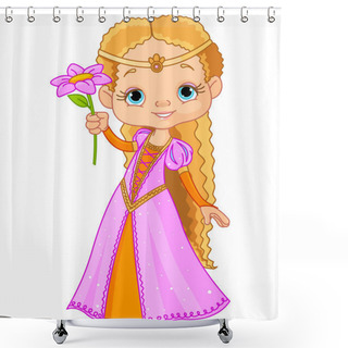 Personality  Beautiful Little Princess Shower Curtains