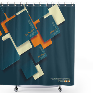 Personality  Modern Design Template Shower Curtains