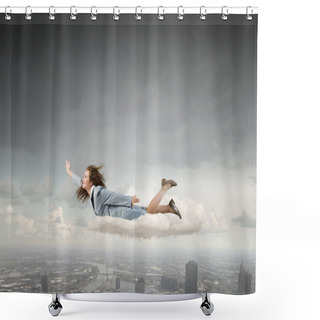 Personality  That Feeling Of Freedom Shower Curtains