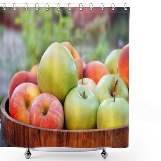 Personality  Apples Shower Curtains