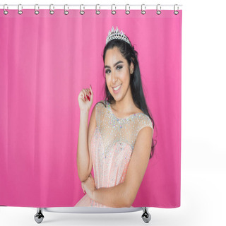 Personality  Beauty Pageant Queen Shower Curtains