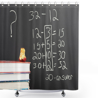 Personality  Questioning The New Math. Shower Curtains