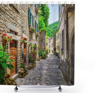 Personality  Italian Street Shower Curtains