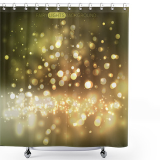 Personality  Colorful Fairy Lights Shower Curtains