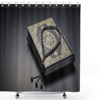 Personality  Quran Holy Book And Beads Shower Curtains