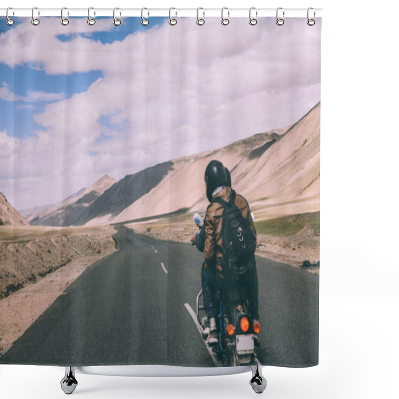 Personality  Motorcyclists Shower Curtains