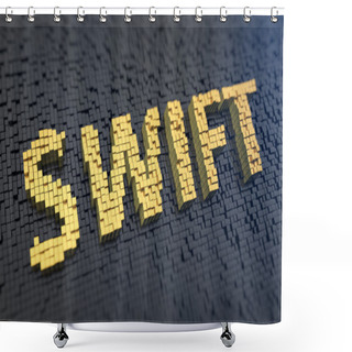 Personality  SWIFT Cubics Shower Curtains