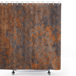 Personality  Rust Metal Shower Curtains