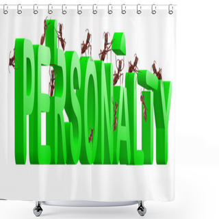 Personality  Personality Building Shower Curtains
