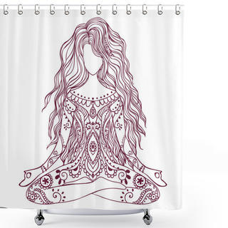 Personality  Beautiful Card Shower Curtains
