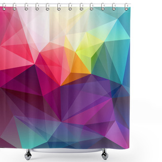 Personality  Abstract Colors Background Shower Curtains