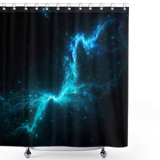 Personality  Cosmic Abstract Background Shower Curtains