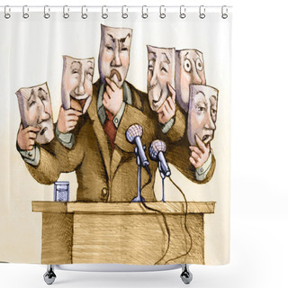 Personality  Leader Shower Curtains