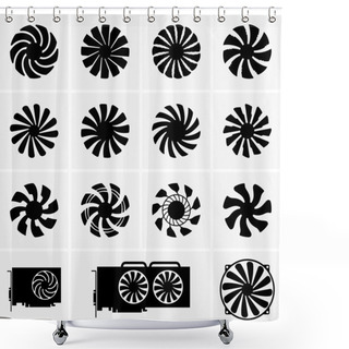 Personality  Coolers Shower Curtains