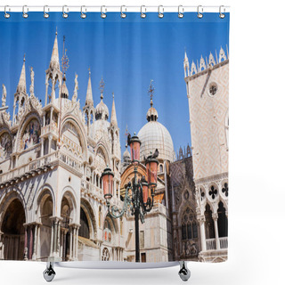 Personality  Ancient Cathedral Basilica Of Saint Mark In Venice, Italy  Shower Curtains