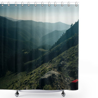 Personality  View Of Dedegol Tepesi Mountain In Turkey. High Quality Photo Shower Curtains