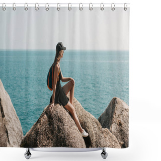 Personality  Rocks Shower Curtains