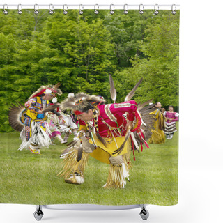 Personality  Tribal Dancers Shower Curtains