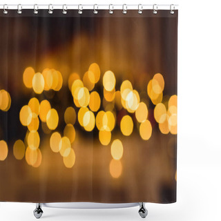Personality  Festive Christmas Background Shower Curtains