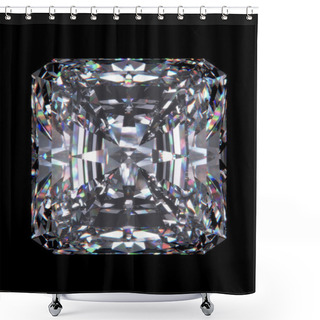 Personality  Diamond Radiant Cut Shower Curtains