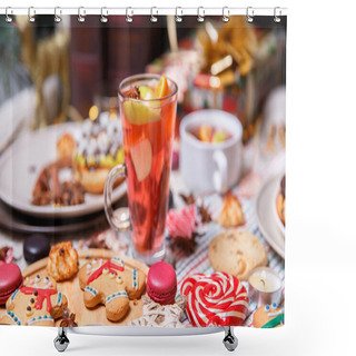 Personality  Christmas Sweets Shower Curtains