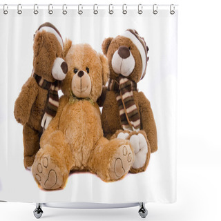 Personality  Teddy Bear Shower Curtains