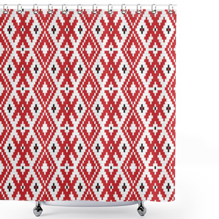Personality  Traditional National Embroidery Shower Curtains