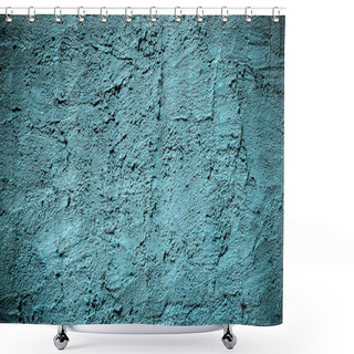 Personality  Blue Wall Background Closeup Shower Curtains