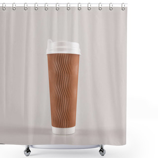 Personality  Disposable Coffee Cup Shower Curtains