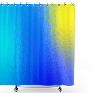 Personality  Abstract Blue Yellow Light Neon Fog Soft Glass Background Texture In Pastel Colorful Gradation. Shower Curtains