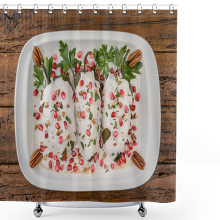 Personality  Chiles En Nogada Mexican Food Shower Curtains