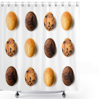 Personality  Muffins Shower Curtains
