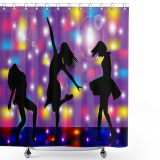 Personality  Dancer Shower Curtains