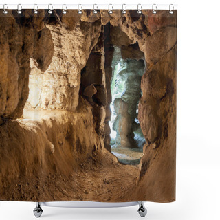 Personality  Mechowo Cave - Poland Shower Curtains