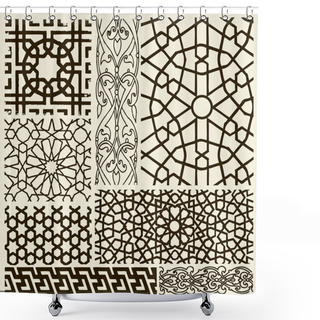 Personality  Arabesque Designs Shower Curtains