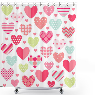 Personality  Happy Valentines Day Shower Curtains