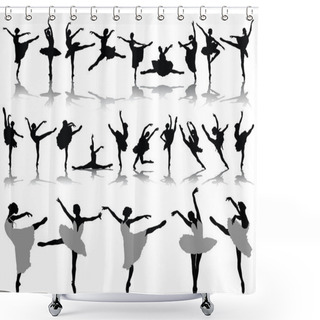 Personality  Ballerinas 2 Shower Curtains