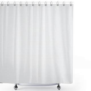 Personality  Vector Background Of White Stripy Texture. Fluted Paper Shower Curtains