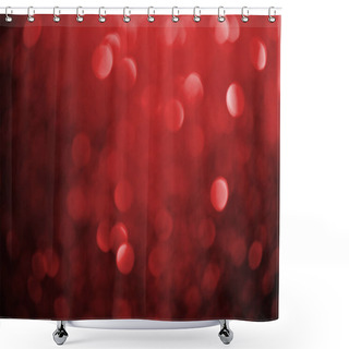 Personality  Abstract Blurred Red Background For Celebration Shower Curtains