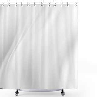 Personality  White Silk Background Shower Curtains