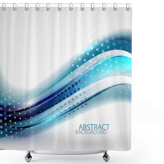 Personality  Abstract Background Shower Curtains